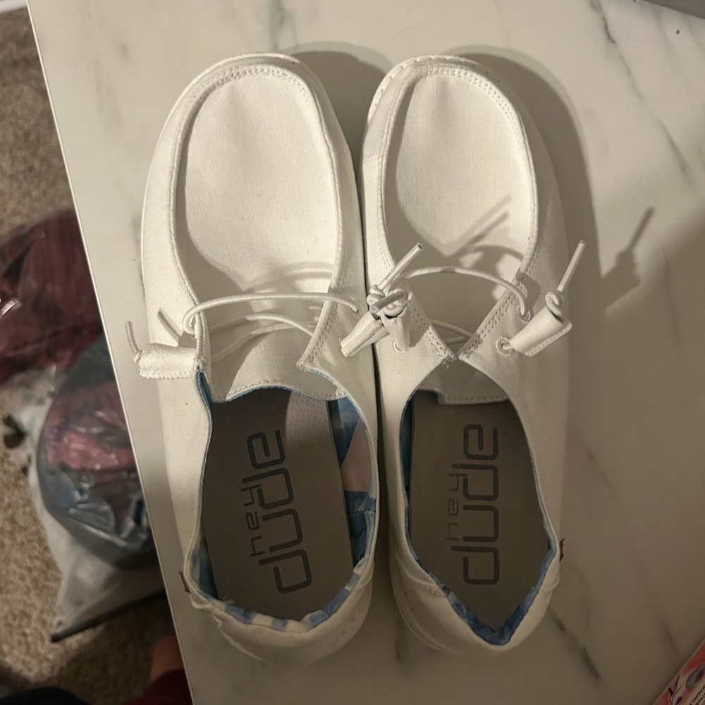 Women’s Wendy Hey Dude White Shoes